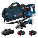 Bild 1 von Bosch Professional Combi-Set Bohrhammer GBH 18V-22 + Winkelschleifer GWS 18V-8