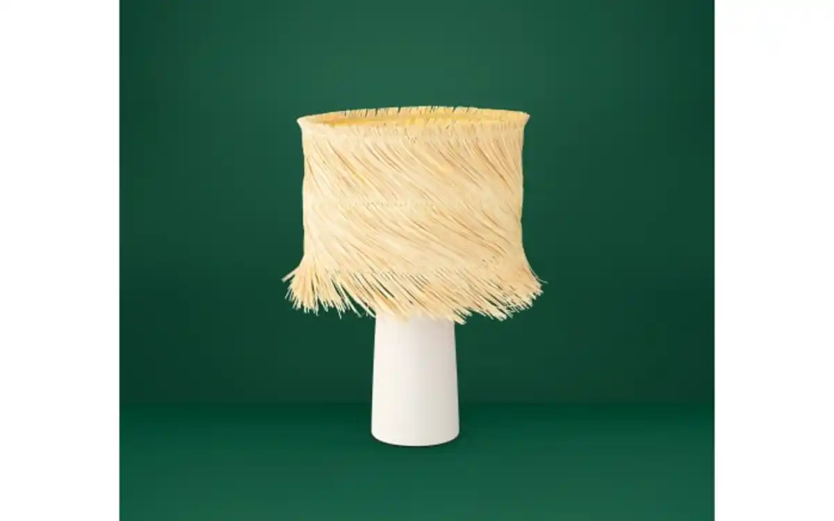 Bild 2 von Tischleuchte PAISANO, Rattan/weiß