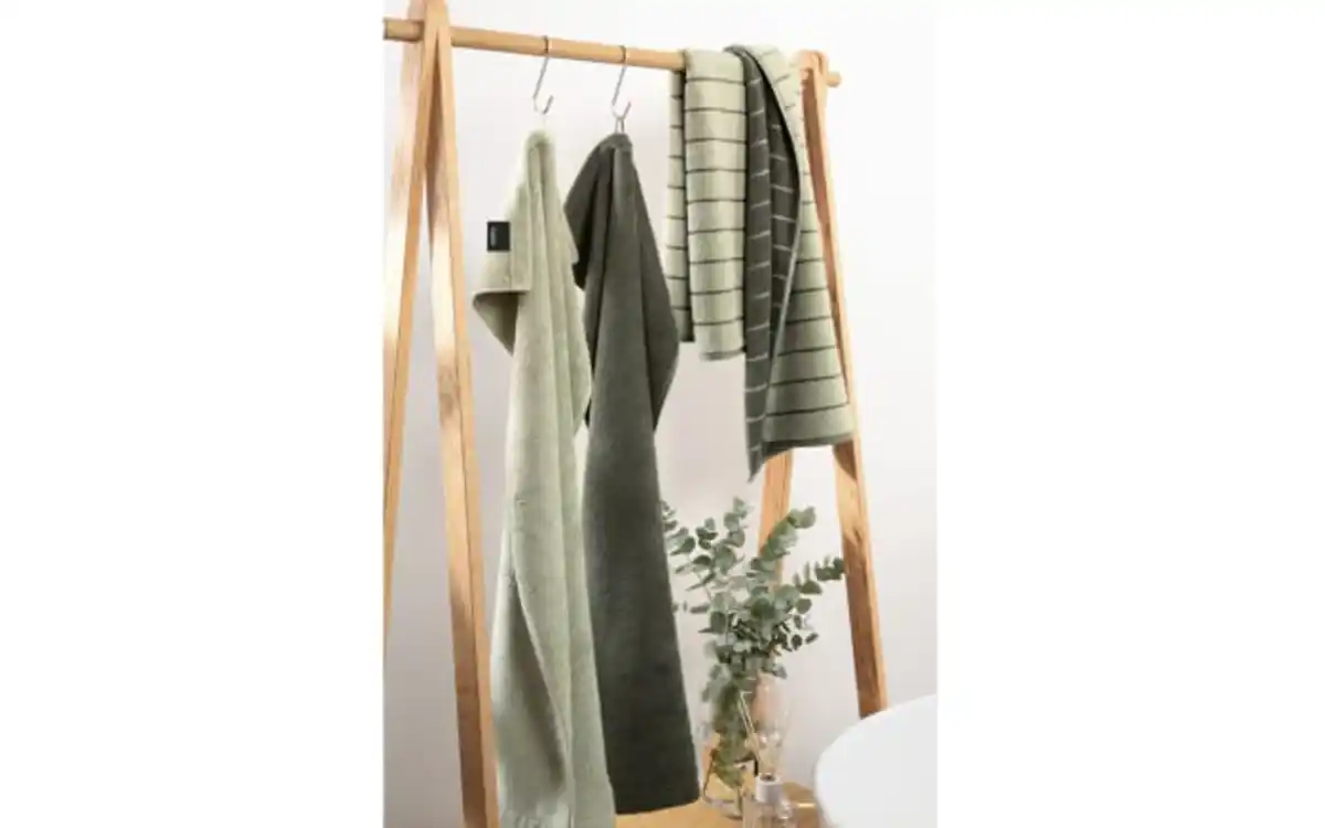 Bild 2 von Handtuch Balance Streifen, wasabi, 50 x 100 cm