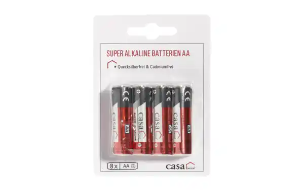 Bild 1 von Alkali-Batterien AA, 8 Stück