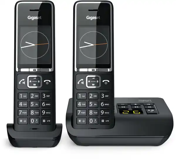 Bild 1 von Comfort 550A duo Schnurlostelefon mit Anrufbeantworter schwarz/chrom