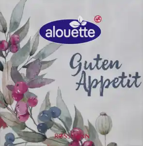 alouette Cocktail-Serviette Guten Appetit