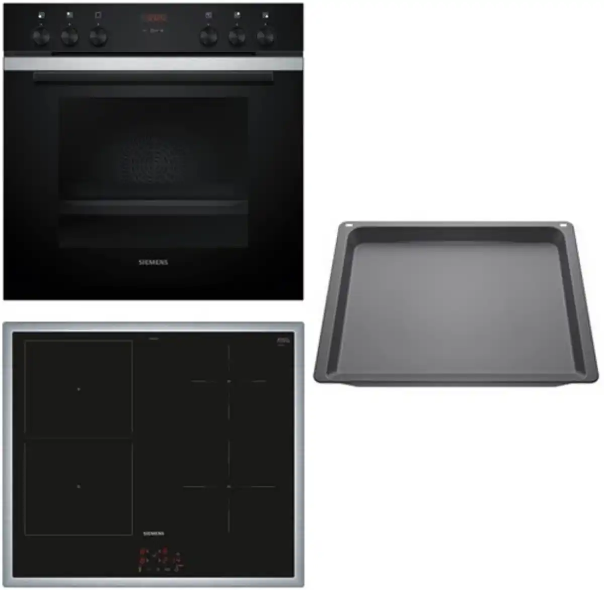 Bild 1 von EQ212DA1EU Herdset mit Induktionskochfeld HE213ABS4+EM645CSB6E+HZ632070
