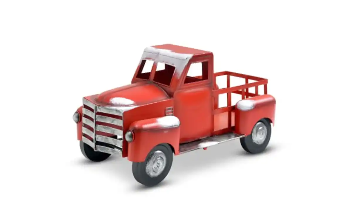 Bild 1 von Deko-Truck, rot/weiß, 45,5 x 23,5 cm