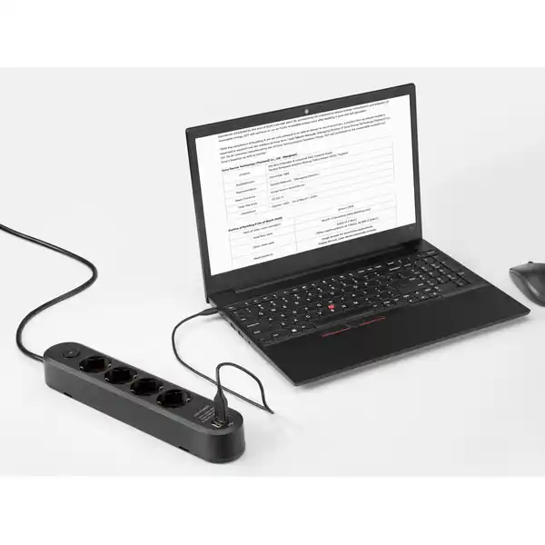 Bild 4 von Steckdosenleiste 4-fach USB Ein-Aus-Schalter