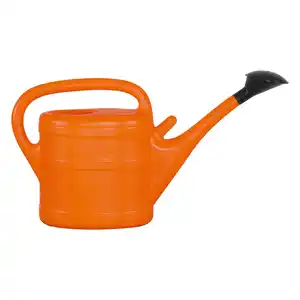 OBI Gießkanne 10 Liter mit abnehmbarer Brause und passendem Steckplatz Orange
