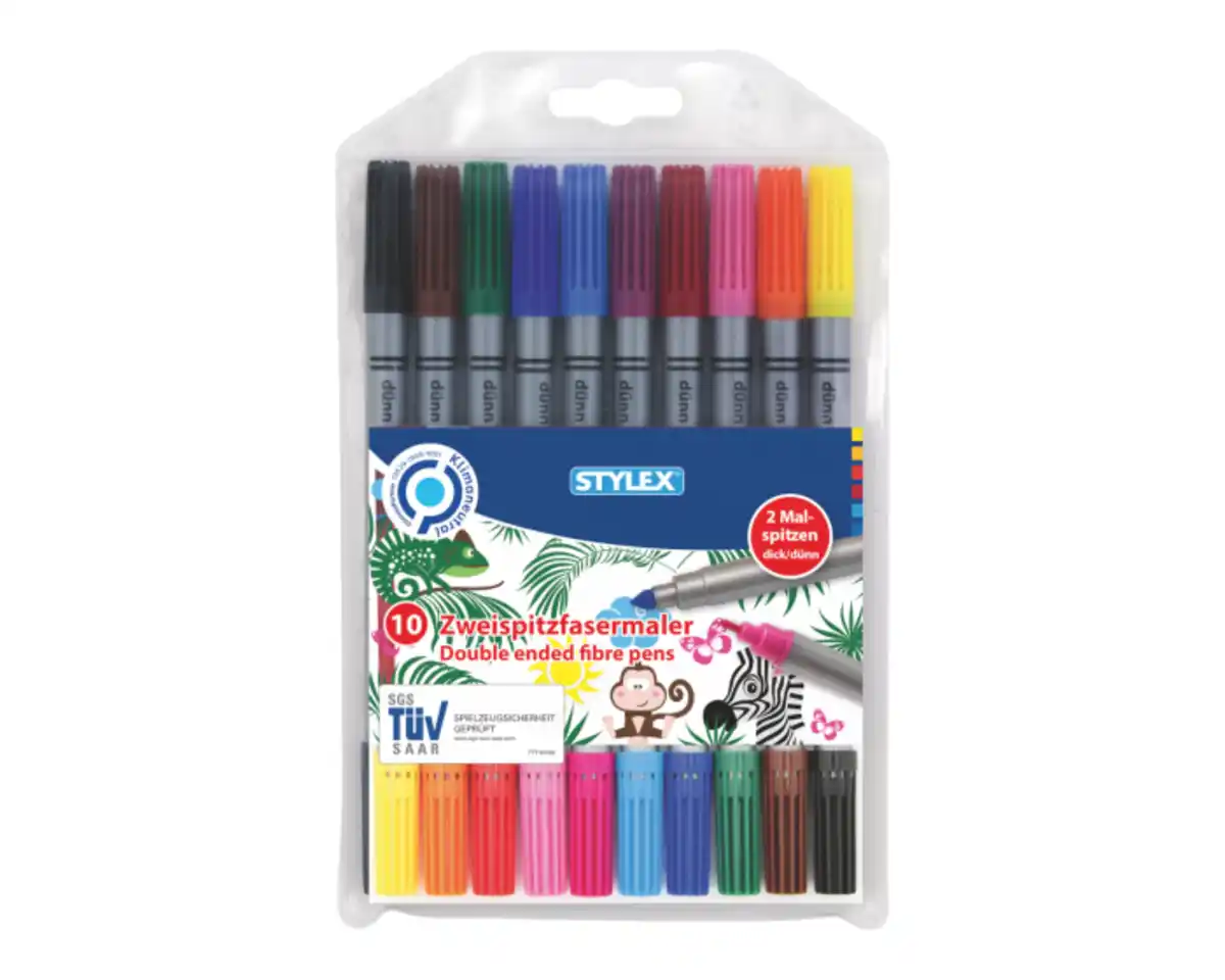 Bild 1 von Fasermalstifte Zweispitz