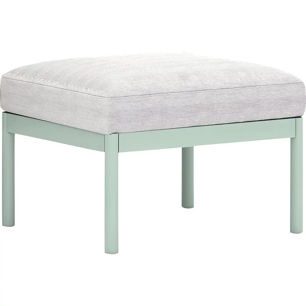 Bild 2 von Lounge-Set Skipton 2-teilig mit Hocker Teakholz Mint-Beige