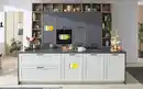 Bild 2 von Einbauküche Nordic, weiß/schiefergrau, inkl. Miele Elektrogeräte