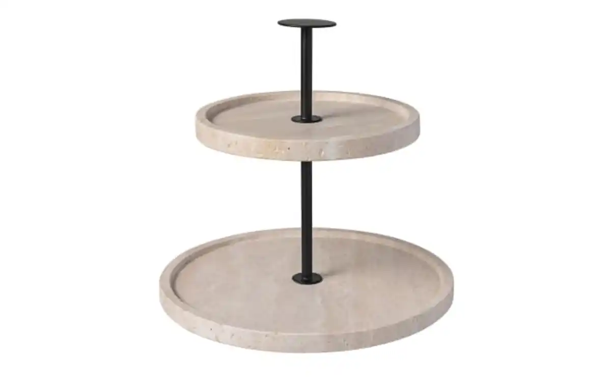 Bild 3 von Etagere Manufacture Travertine, beige, 2-teilig