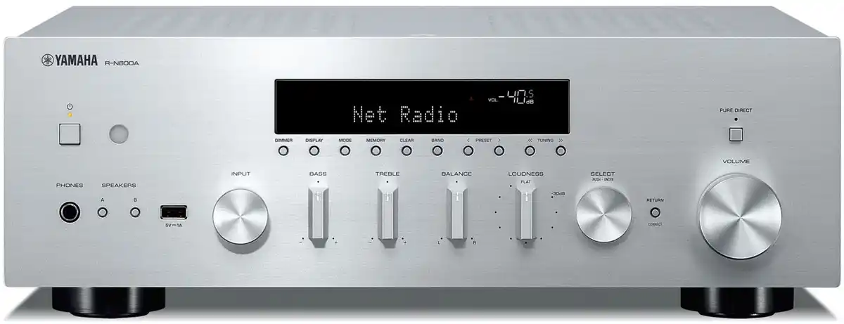 Bild 1 von R-N600A Stereo-Receiver & Netzwerk-Player silber