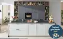 Bild 1 von Einbauküche Nordic, weiß/schiefergrau, inkl. Miele Elektrogeräte
