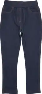 IDEENWELT Kinder-Plüschleggings, Denim, Gr. 98/104