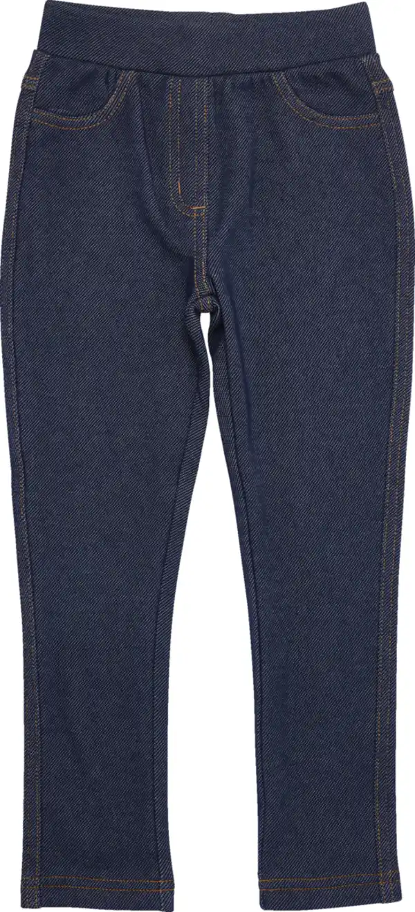 Bild 1 von IDEENWELT Kinder-Plüschleggings, Denim, Gr. 98/104
