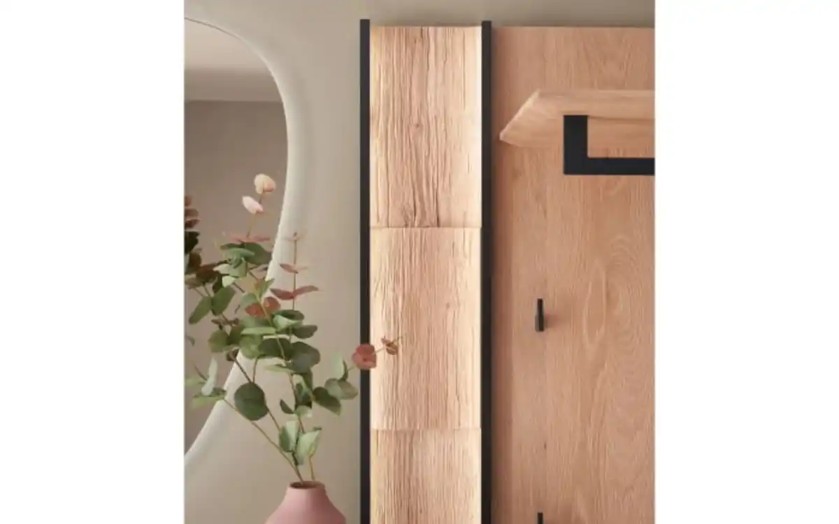 Bild 2 von Hartmann - Wandgarderobe Salvo, holz/anthrazit, inkl. Beleuchtung