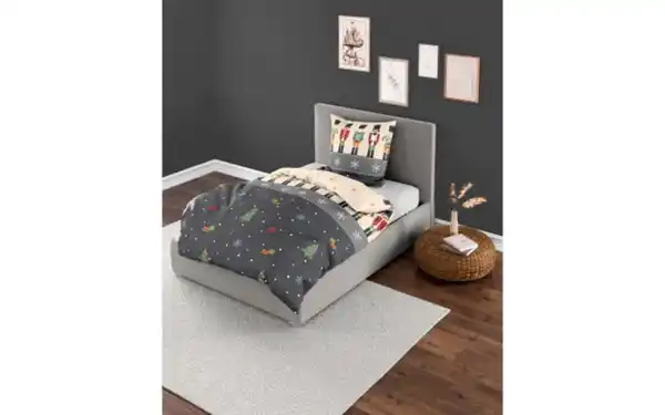 Bild 4 von Bettwäsche Nussknacker, Feinbiber, mehrfarbig, 135 x 200 cm