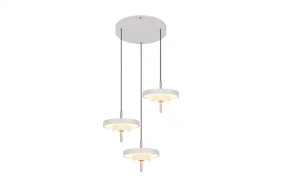 Bild 1 von LED-Pendelleuchte Keaton, grau/coffee, 3-flammig, inkl. Switchdimmer