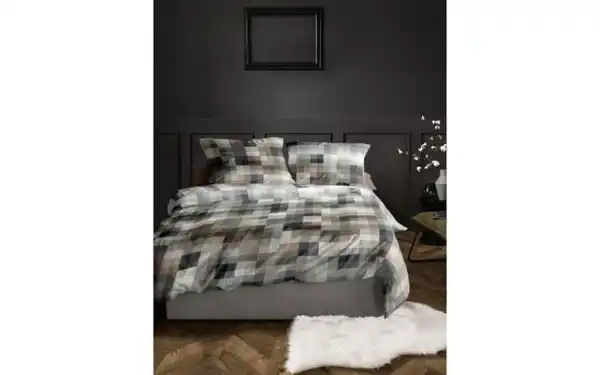 Bild 3 von Bettwäsche Wave, beige, 135 x 200 cm