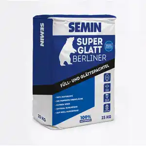 Semin Füll- und Glättspachtel Super Glatt Berliner 25 kg Weiß
