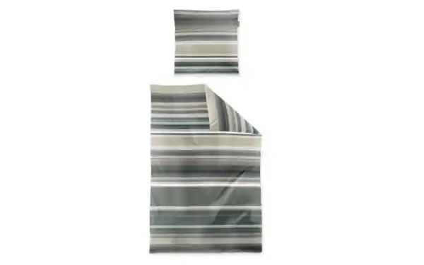 Bild 1 von Bettwäsche Wave, salbei, 135 x 200 cm