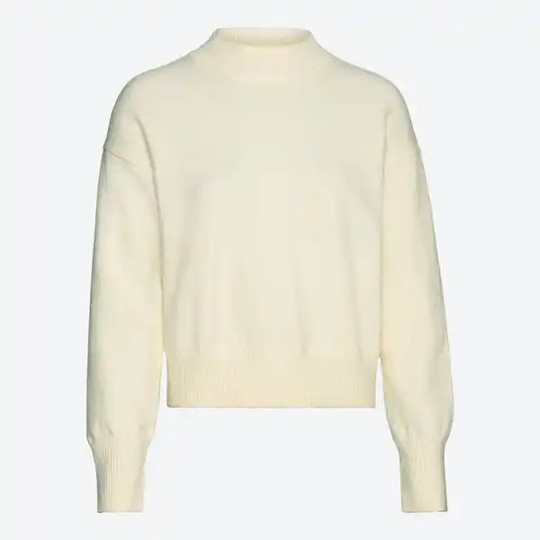 Bild 3 von Damen-Strickpullover mit hohem Kragen