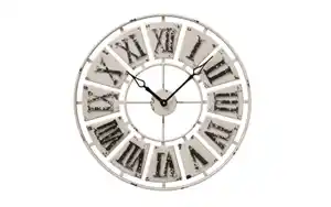 Wanduhr Orinoco, weiĂź/schwarz, 60 cm