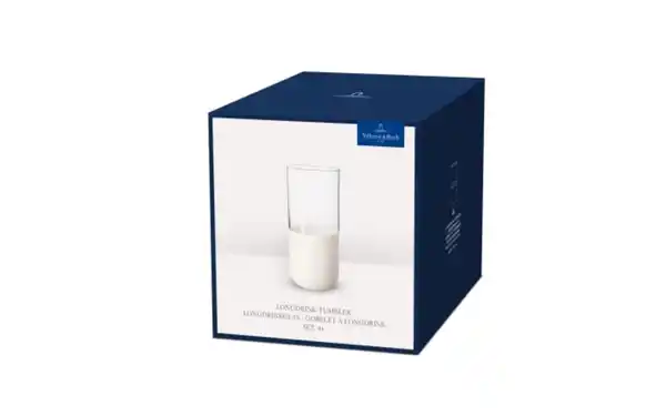 Bild 2 von Longdrinkgläser Set Manufacture Rock blanc, klar/weiß, 4-teilig