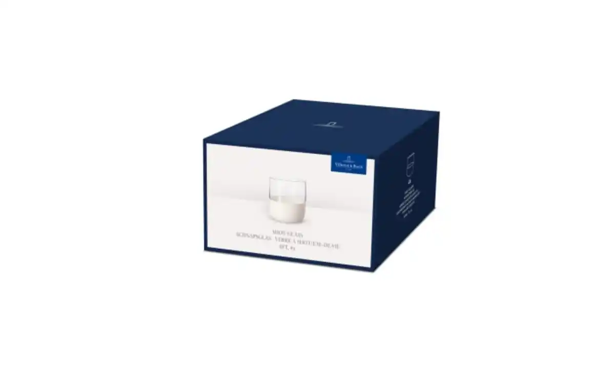 Bild 2 von Schnapsgläser Set Manufacture Rock blanc, klar/weiß, 4-teilig