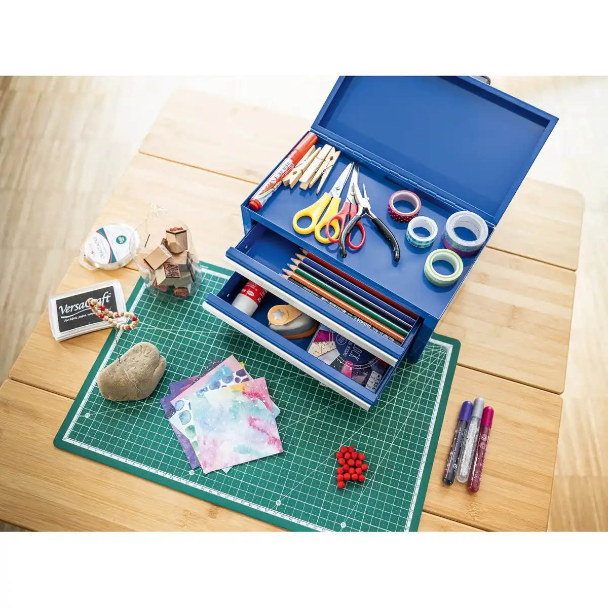 Bild 3 von Mini Toolbox Blau 26 cm x 17 cm x 28 cm