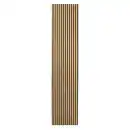 Bild 1 von Akustikpaneel Wandverkleidung Smart Eiche Schwarz MDF auf Akustikfilz 240 cm