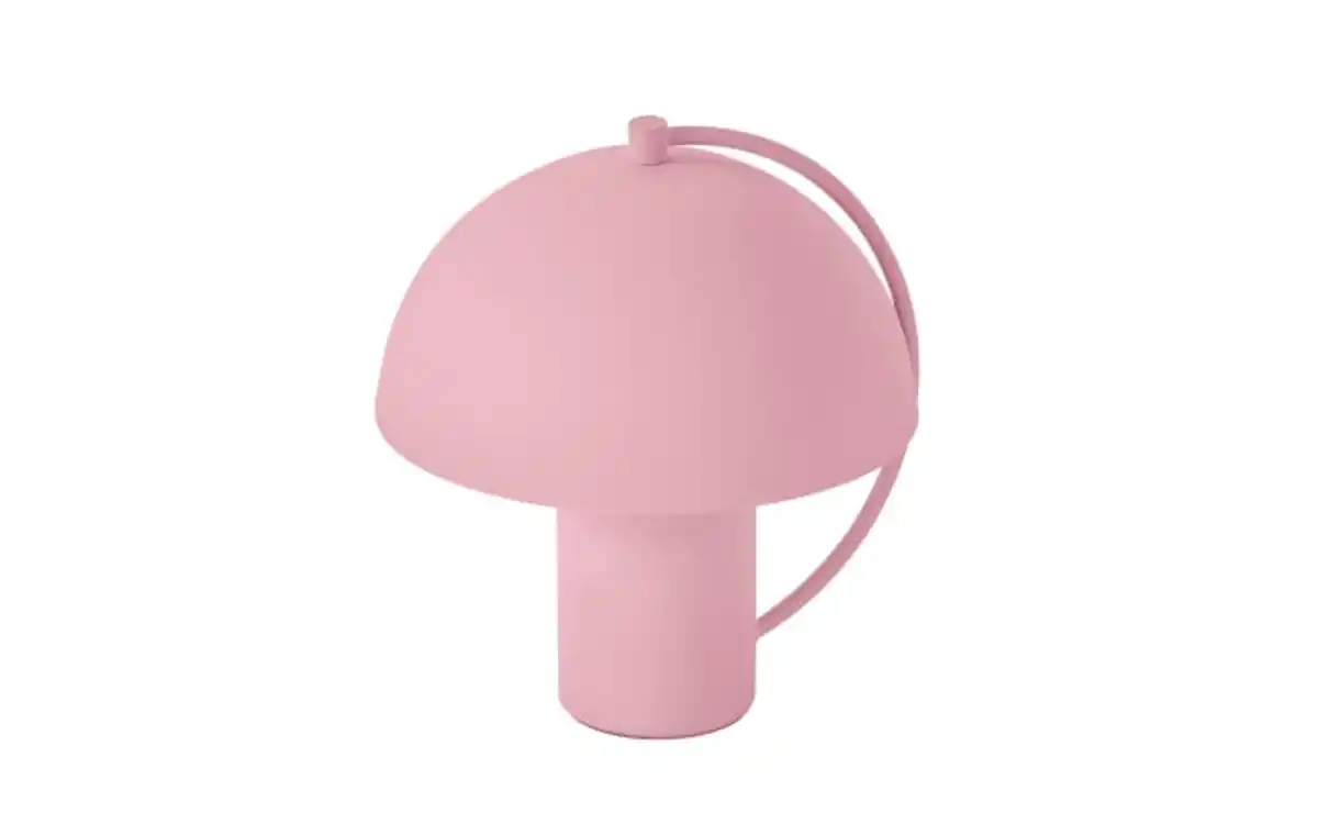 Bild 1 von LED-Akkutischleuchte Hedda, hellrosa, 17 cm, inkl. CCT und Touchdimmer