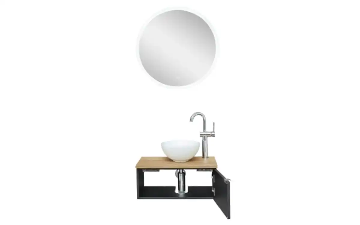 Bild 3 von Badkombination Havanna, schwarz matt select