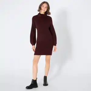 Damen-Kleid mit Rollkragen