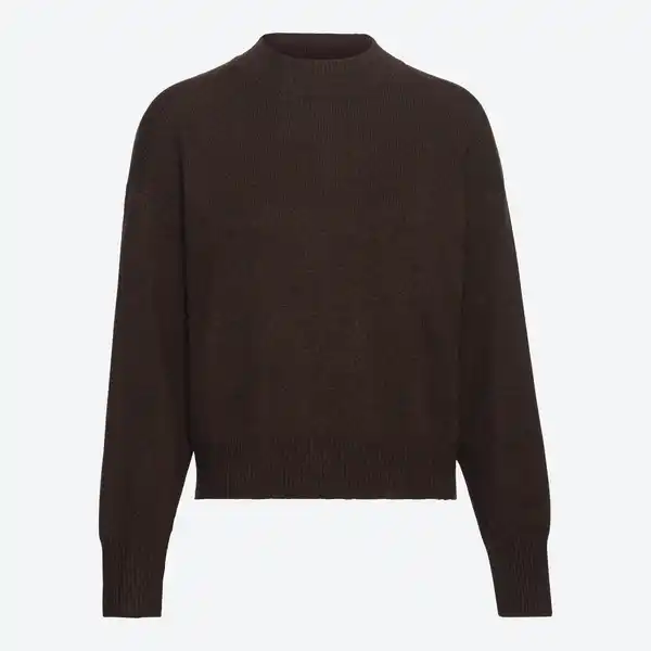 Bild 3 von Damen-Strickpullover mit hohem Kragen