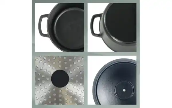 Bild 3 von Bräter Calido, schwarz, oval, 3,8 l