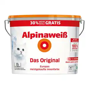 Alpina Innenfarbe Alpinaweiß Das Original Weiß 13 l