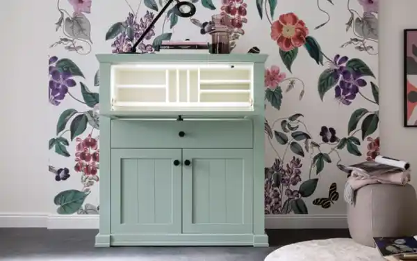 Bild 2 von Schöner Wohnen Kollektion - Sekretär Village, salbei, inkl. Schreibfachausstattung