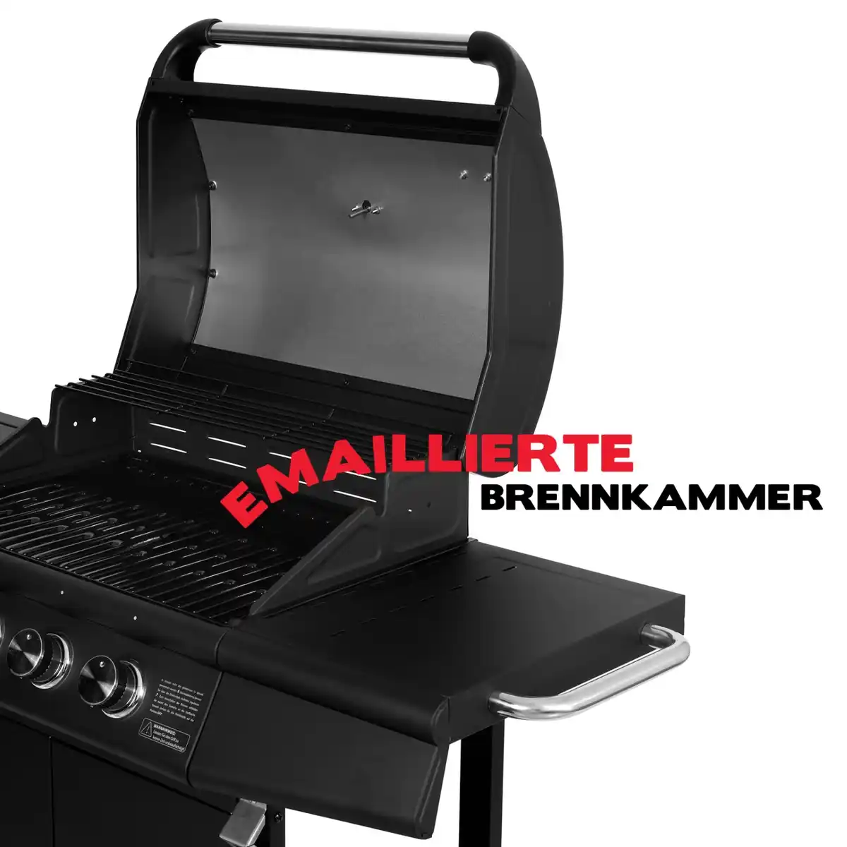 Bild 4 von Taino Red 4+1 Gasgrill Set Mit Drehspieß Grillwagen BBQ Edelstahl-Brenner Gas-Grill Schwarz