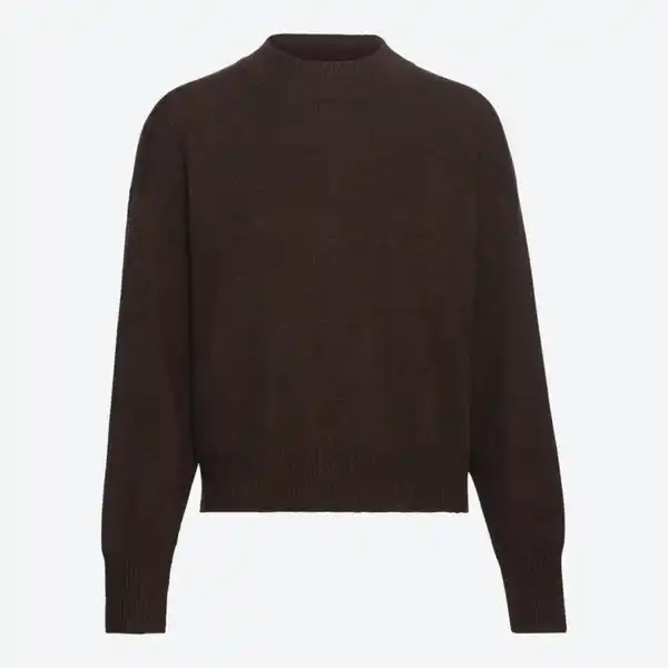 Bild 2 von Damen-Strickpullover mit hohem Kragen