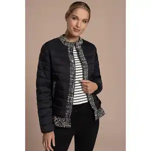 STEFFEN SCHRAUT Steppjacke Bouclé-Optik Länge ca. 62cm figurbetont