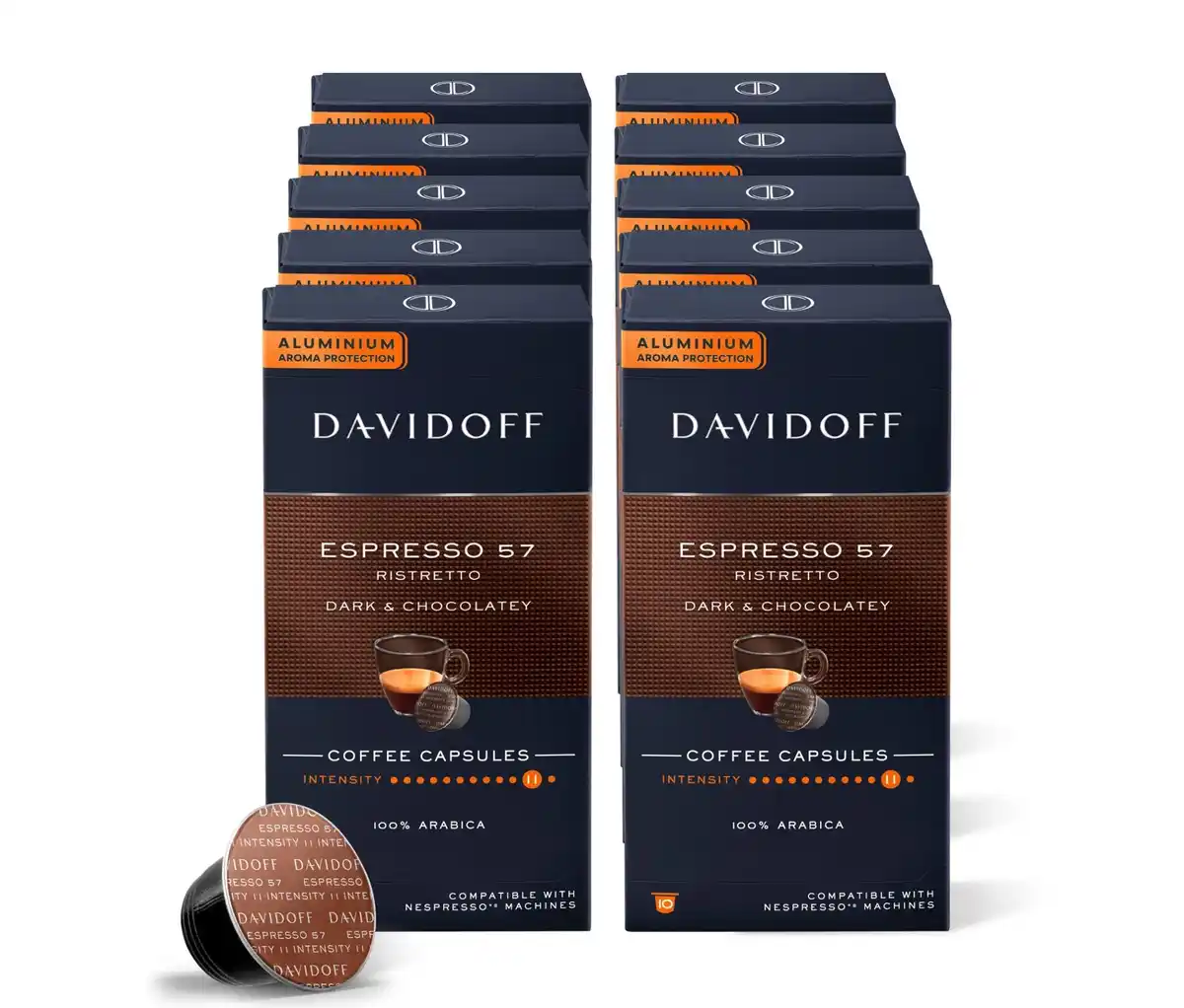 Bild 1 von DAVIDOFF CAFÉ Espresso 57 Ristretto - 10x 10 Kapseln