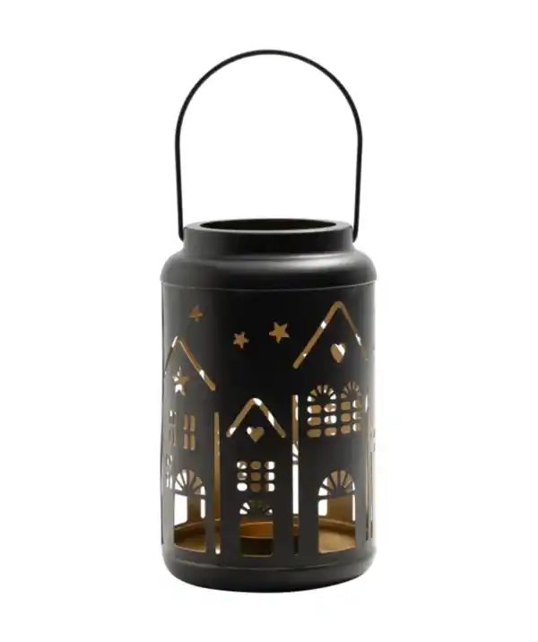 Bild 1 von Windlicht Weihnachten, schwarz