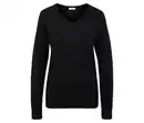 Bild 1 von Merino-Feinstrickpullover, schwarz