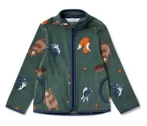Kinder-Fleecejacke, Waldtiere