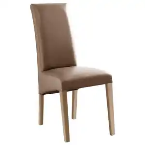 Carryhome Stuhl, Cappuccino, Sonoma Eiche, Textil, Eiche, eckig, 47x102x57 cm, Stoffauswahl, Beinauswahl, Esszimmer, Stühle, Esszimmerstühle, Vierfußstühle