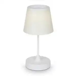 Akku-Tischleuchte Campi Weiß max. 3 Watt, Weiß