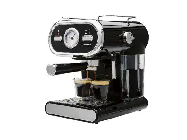 Bild 2 von SILVERCREST® Espressomaschine Pastell »SEM 1100 E1« schwarz