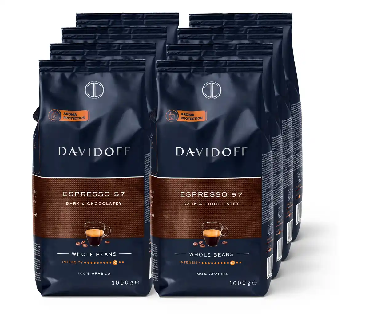 Bild 1 von DAVIDOFF CAFÉ Espresso 57 - 8x 1 kg Ganze Bohne