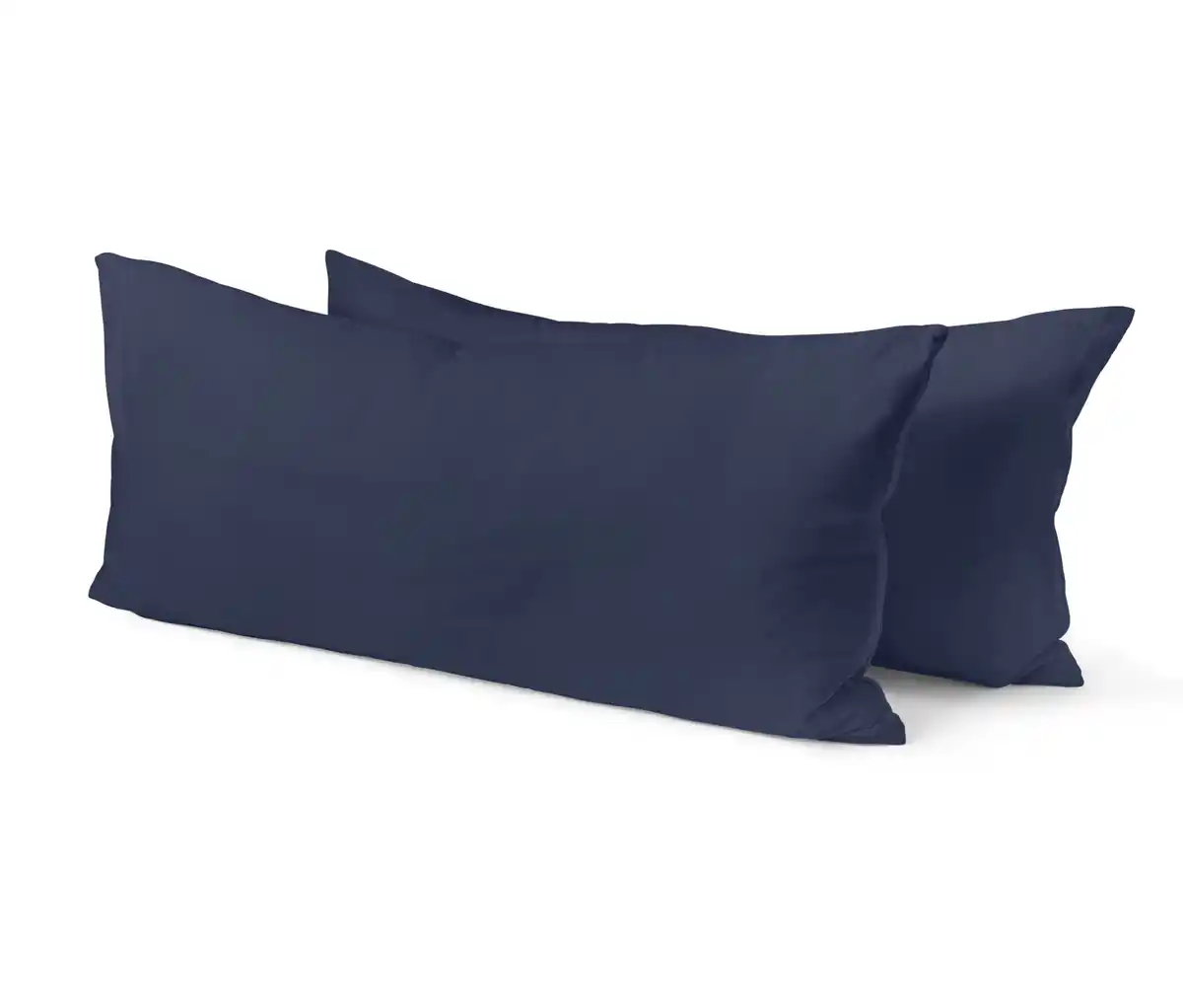 Bild 1 von 2 Jersey-Kopfkissenbezüge, dunkelblau