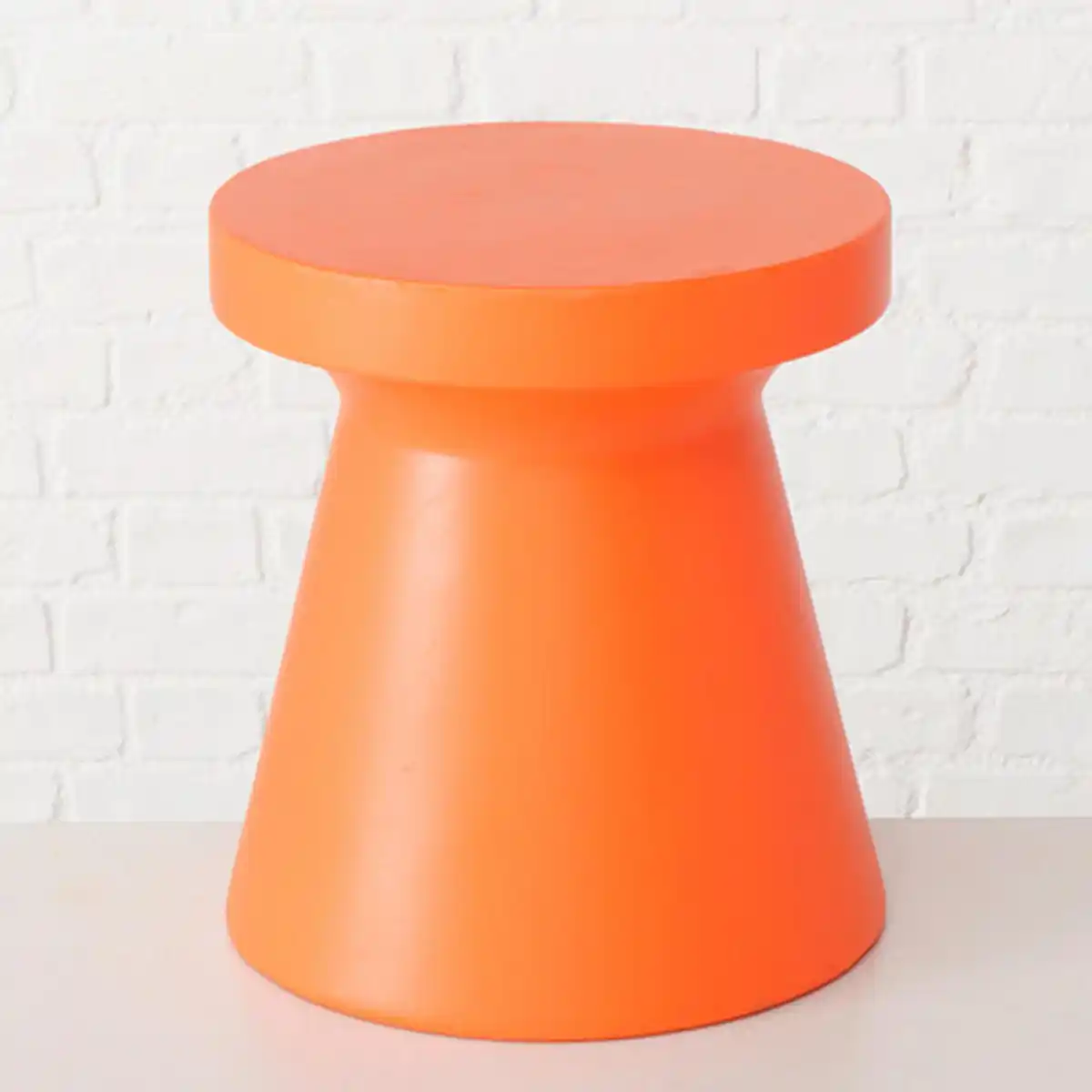Bild 1 von Boltze Home Beistelltisch, Orange, Kunststoff, Keramik, rund, 39.5 cm, Wohnzimmer, Wohnzimmertische, Beistelltische